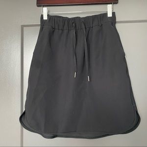 Lululemon Black On The Fly Skirt Size 6